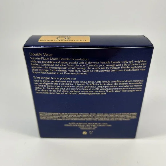 Estee Lauder Double Wear Matte Powder Foundation 3C2 Pebble Discontinued - Picture 4 of 5